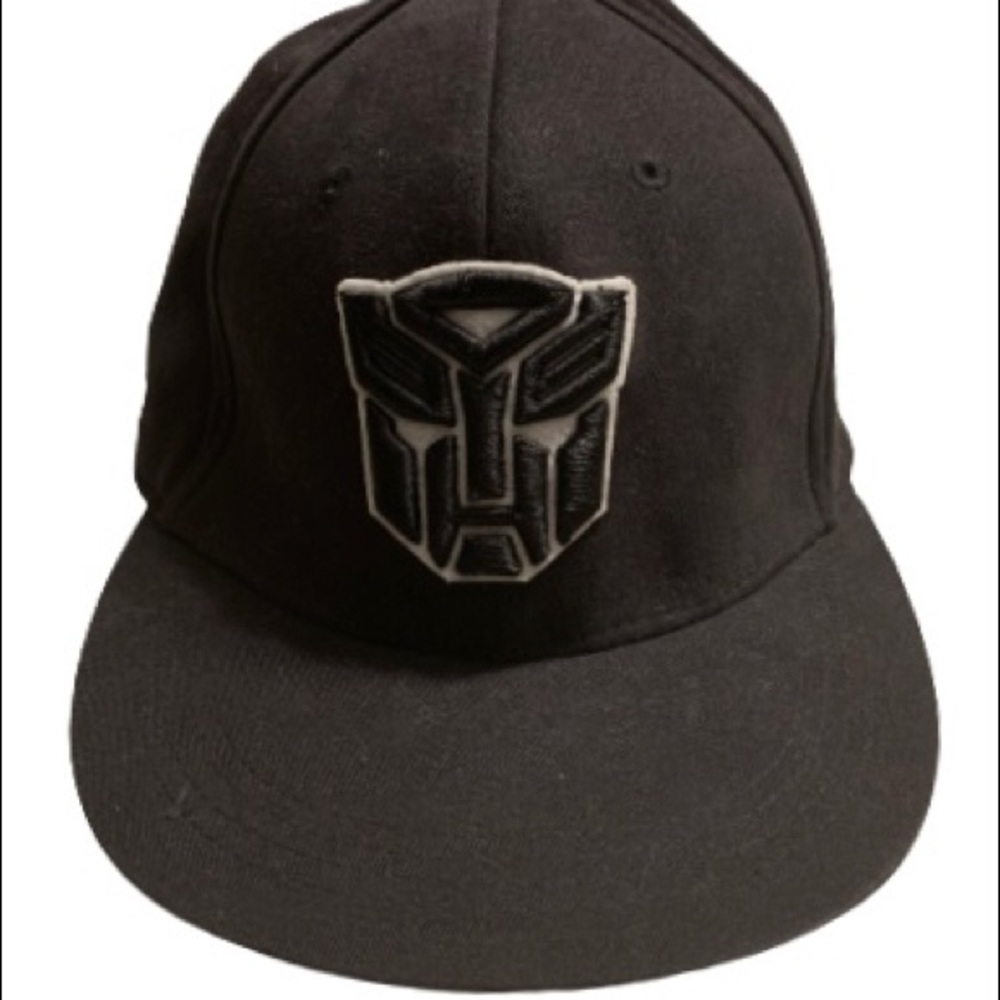 Universal Studios Exclusive Transformers Autobots Black White Hat Baseball Cap
